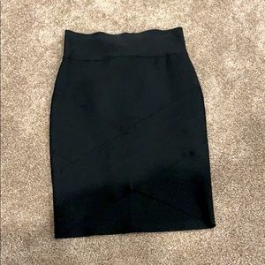 Black Bandage Skirt